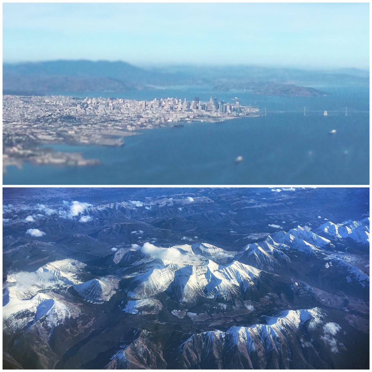 ifinsights's tweet photo. Scenes from the air en route back from #IDEOUImpactHouse in the Bay Area. https://t.co/i3vvJquFBM