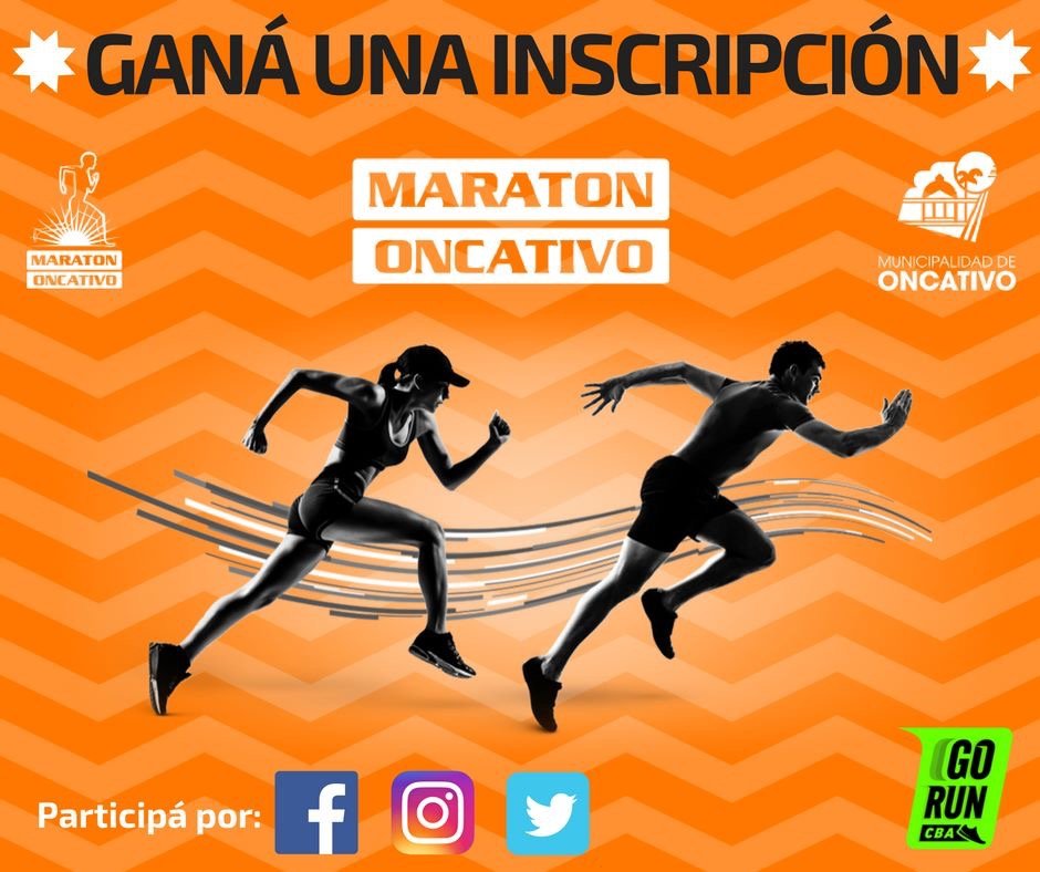 GoRunCBA's tweet photo. Sorteamos 2 inscripciones!!! 
Dale me gusta a la fanpage, Comenta con Nombre completo + 3 últimos del DNI. Compartí la publicación (Público) https://t.co/TJUTdCe7tu