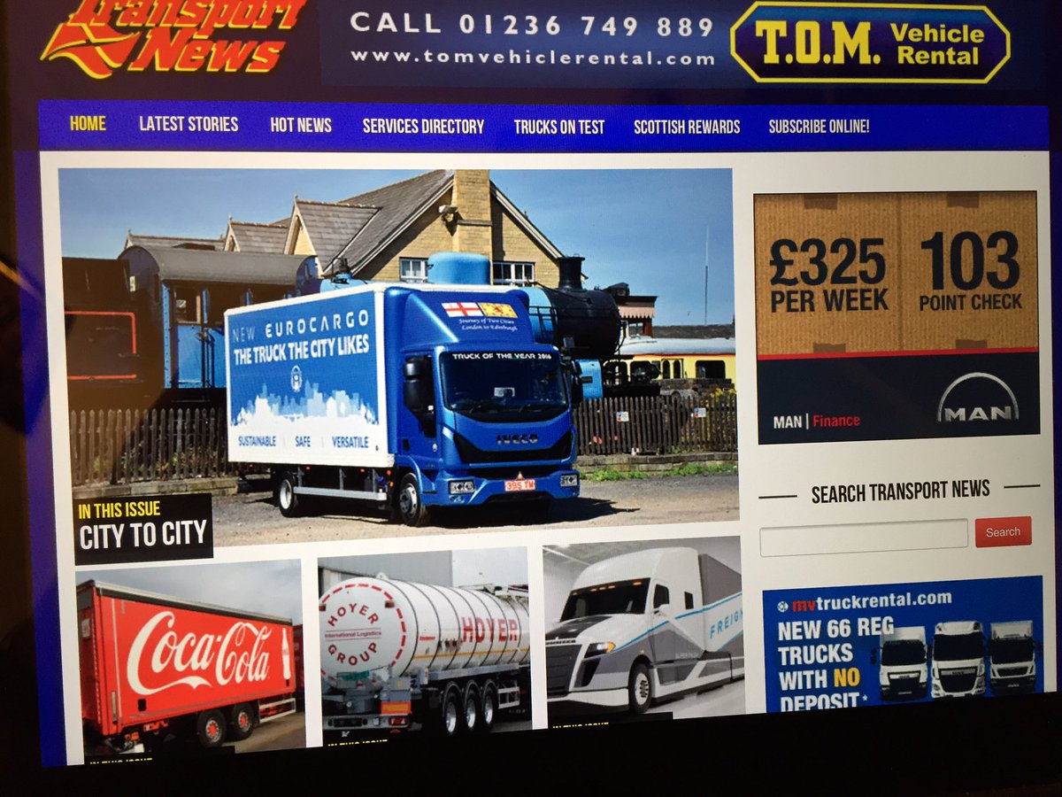 The Scottish Rewards. 2017 winners now listed on transportnews.co.uk. Get there first. Be in the know <a href="/_transportnews/">Transport News</a> or wait for Jan TN