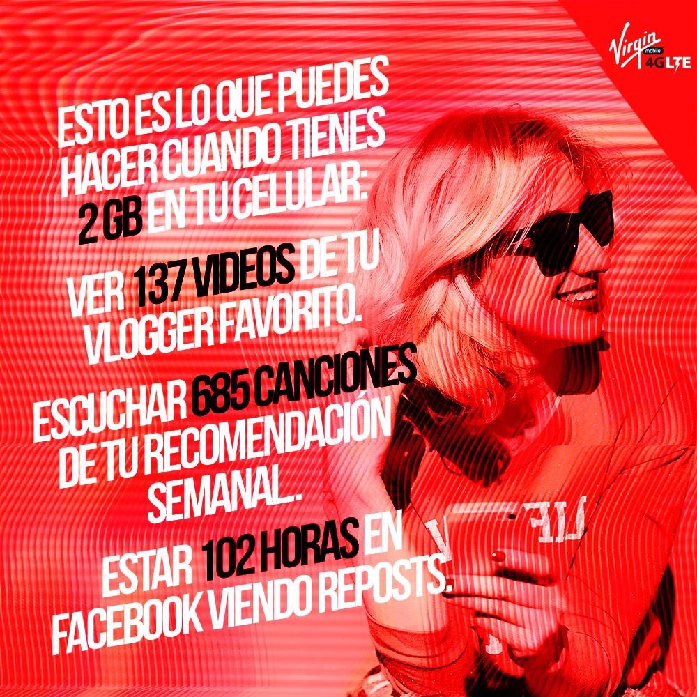 virgin_movil's tweet photo. Pregúntale a cualquiera, Virgin Mobile te da el doble de datos para que disfrutes de música, redes sociales muy NETA ! https://t.co/n5FMguGg2A