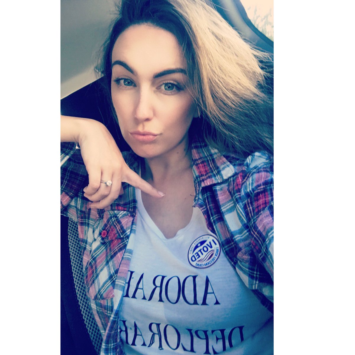 BritneyChizzy's tweet photo. This "ADORABLE DEPLORABLE" voted for @realDonaldTrump today! YOU SHOHLD TOO! #iVoted #ivotedtrump #maga #womenfortrump #FLforTrump 🇺🇸🌟❤️🇺🇸🙏🏻 https://t.co/tzf8oVvomo
