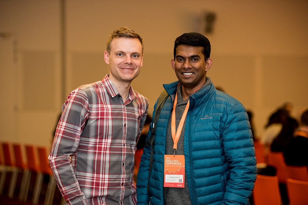 LovesData's tweet image. Lucky #2016AC attendee Pradeep with our CEO &amp;amp; Co_Founder @benjaminmangold won free ticket via webinar @semrush @lovesdata #googleanalytics
