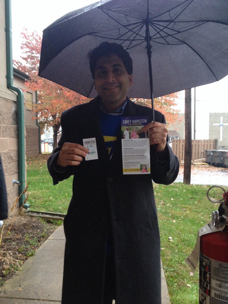 It may be cloudy but it never really is when promoting worthy causes (<a href="/Transit4Indy/">Transit Drives Indy</a>) &amp; candidates(<a href="/CareyHamilton1/">Carey Hamilton</a>)!