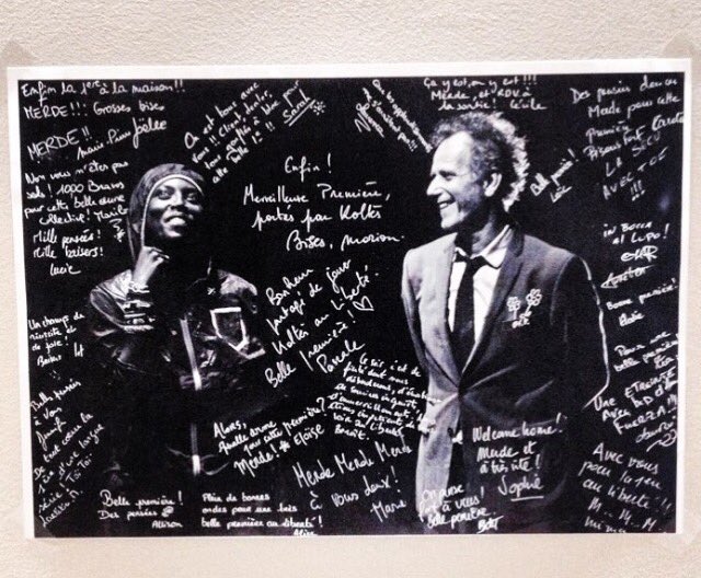 MarieMinair's tweet photo. Une belle soirée au @Theatre_Liberte pour la 1ère de Dans la solitude des champs de coton mise en scène @Charles_Berling avec #MataGabin https://t.co/2W6T8jtDX8