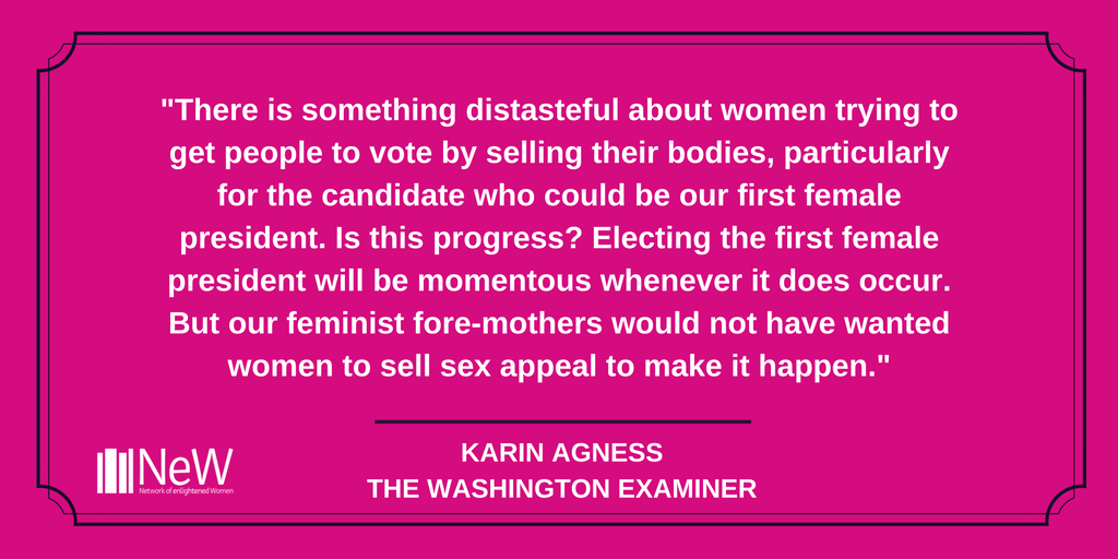 NeWNetwork's tweet photo. "Let's appeal to women and men above the waist." @KarinAgness #Election2016 https://t.co/ImXrnoeXhV https://t.co/nVQUm6MGI4