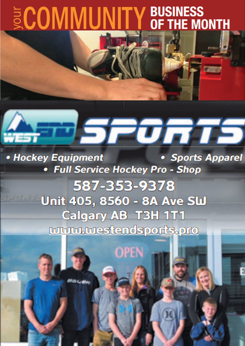 westendsportyyc's tweet photo. Our story@ https://t.co/NvRl5APYMH 
@GreatNewsYYC
#businessofthemonth #aspen #westsprings #cougaridge #wentworth #springbank #calgarysw #yyc https://t.co/8NGyHv4dAa