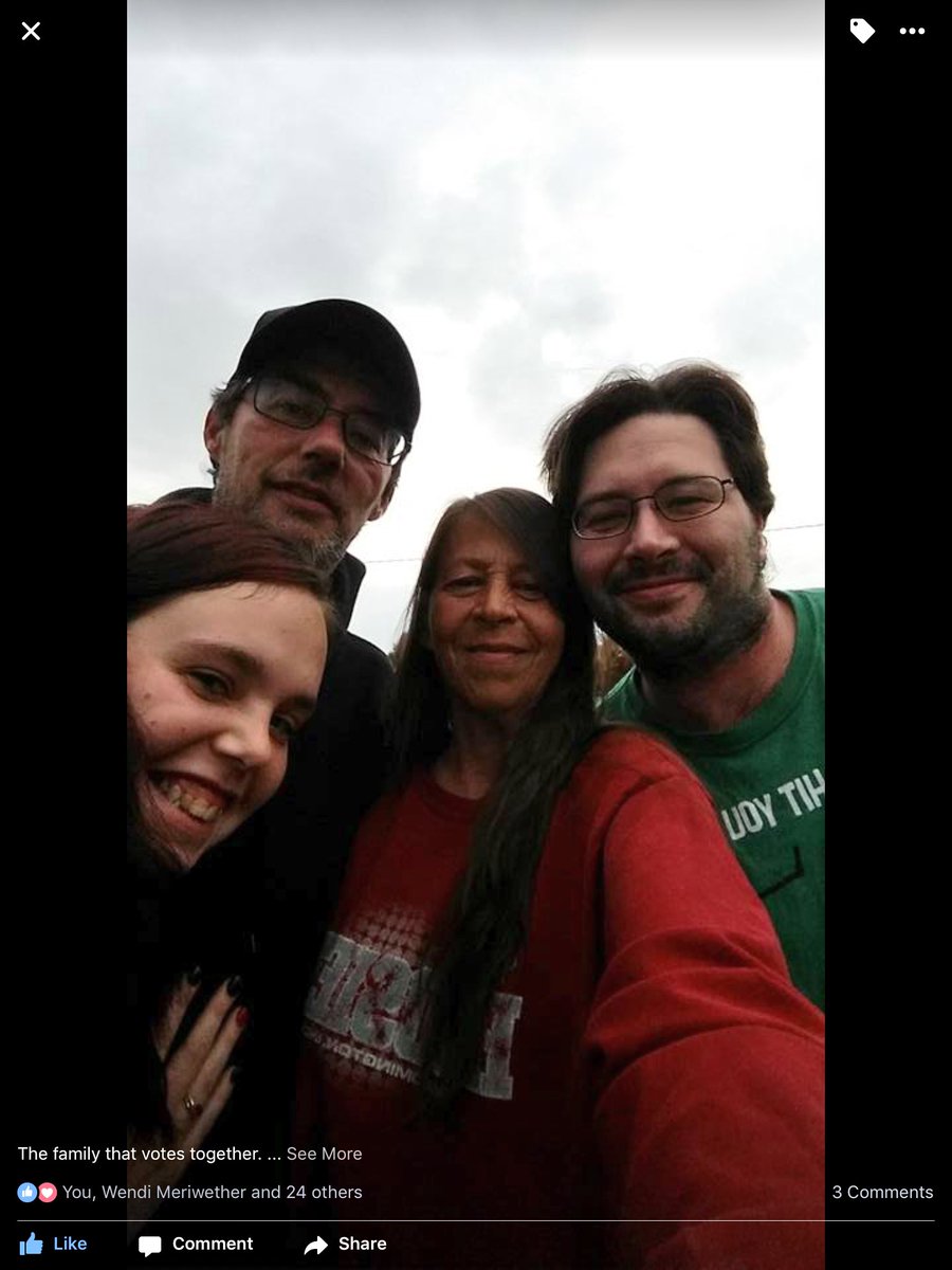 ComradeEMT's tweet image. My family and me out to vote. #INVotes #UnionStrong #union