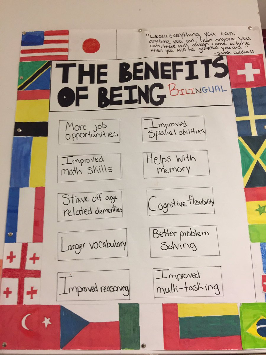 lisad_perry's tweet photo. Great posters @PalPrep celebrating bilingualism - Formidable! #education #studentsmatter #realworldskill https://t.co/LaRPl19wS1