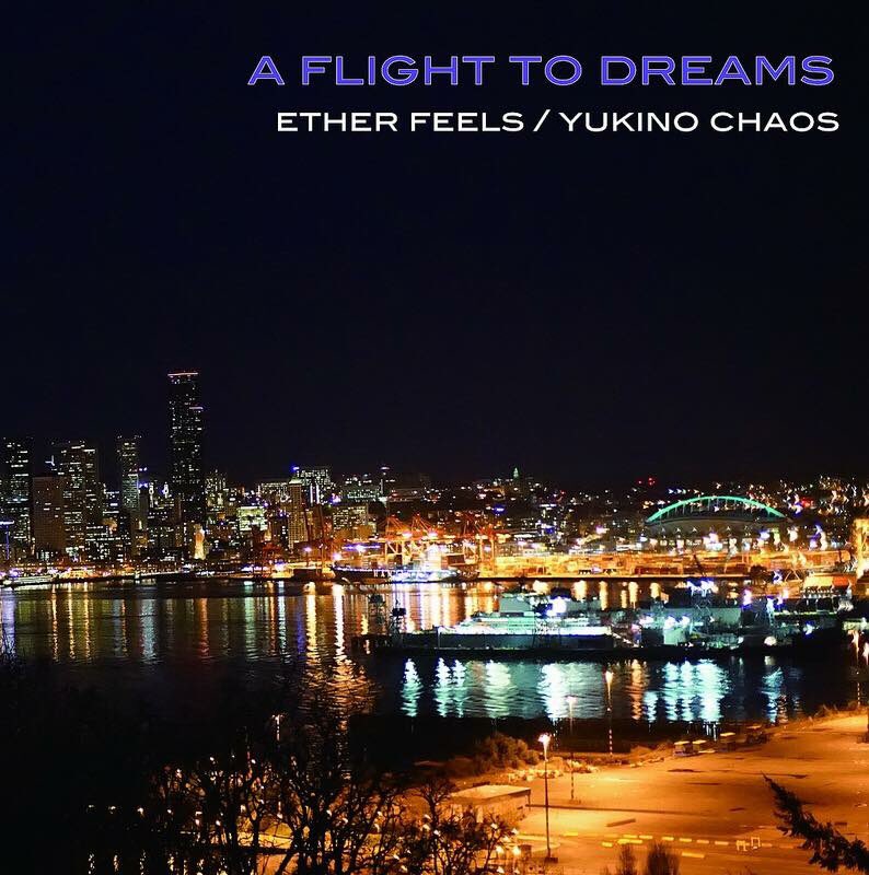 ether feels / yukino chaosの 「a flight to dreams」は新たに音楽のみならず様々なタイプのアーティストの集まりで結成されたfake smile recordsからのリリース第一弾となります。