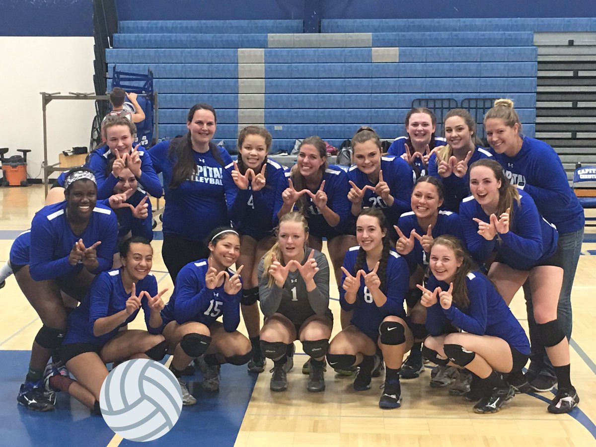 haley___thiel's tweet photo. tonight we made history #sectionsbound 🏐💙 https://t.co/OuvF3tHZp0