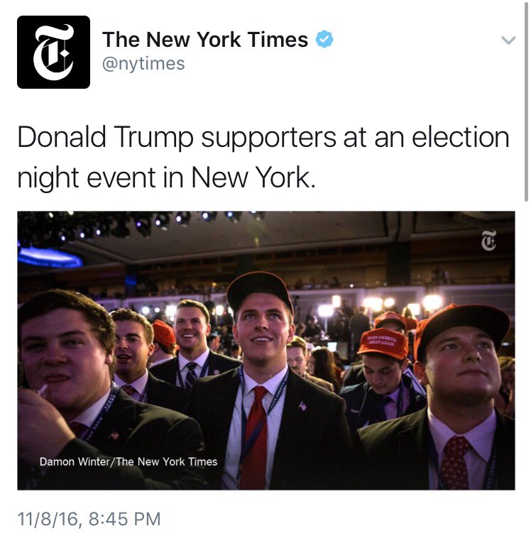 ciecyp's tweet photo. What a contrast of supporters @nytimes https://t.co/pEY4sL2eE4