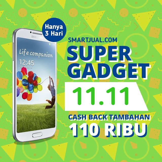 smartjual's tweet photo. Jangan Lupa Tanggal 11 November 2016.. Ada Promo Cashback Spesial Khusus 3 Hari Saja! Info Lengkap Klik Disini https://t.co/jcfedgxzXP https://t.co/4EvP8QW8rD