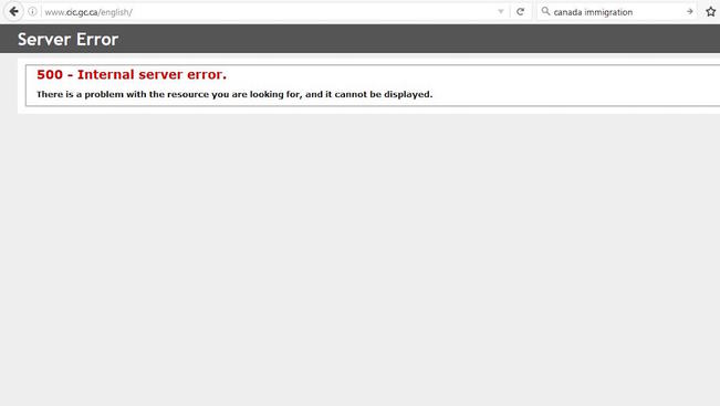 nbcsandiego's tweet image. Canada&apos;s immigration website has crashed on #ElectionNight: on.nbc7.com/SgElJre