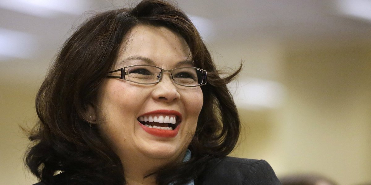 HuffPost's tweet image. BREAKING: Tammy Duckworth wins Illinois Senate race, the first Democratic pickup of the evening huff.to/2fegHXW #ILsen