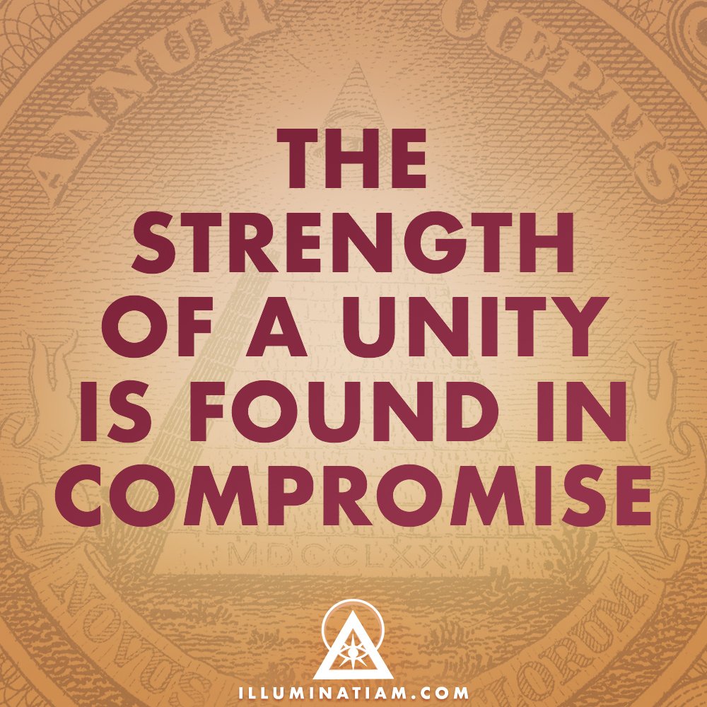 Though divided by opinion, all must unite for the good of humanity. The strength of a unity is found in compromise. ▲ #ElectionNight