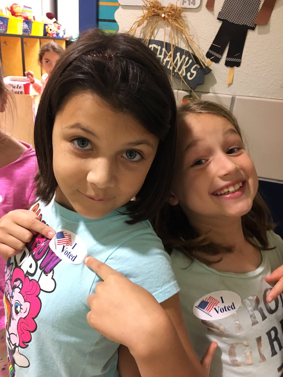 HaysLitTaylor's tweet photo. #chcolts Rocked the vote today! #lotsofopinions 🇺🇸✔️ @dabbrown71 @hmyers2003 @candidukescott https://t.co/1m2fUM2N4Y