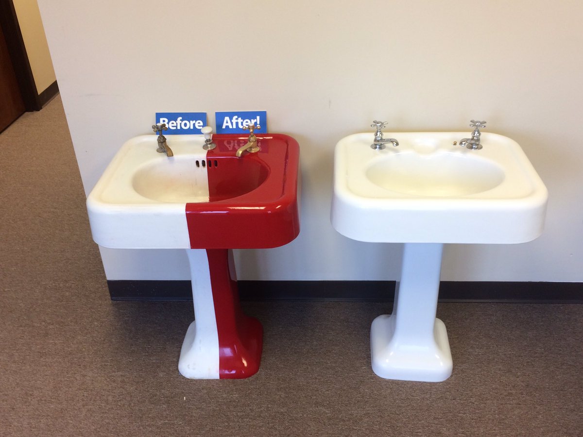 MiraclemethodGA's tweet image. See how we can transform your old sink!