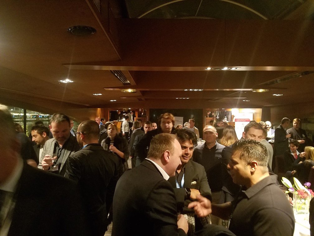 HiberniaNetwork's tweet photo. Together with @Equinix we hosted more than 200 guests last night for a breath-taking tour of Paris on the Seine River #CapacityEurope https://t.co/VjRIOJY8q1