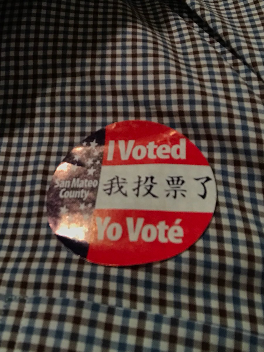 I voted, but only in one language. Glad this race is over. #electionday