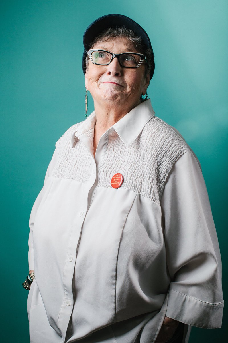 peterprato's tweet photo. This is the face of the campaign- the people. This is also Carol. She's great. #hillaryclinton #2016 #electionportrait #portrait #sf4hillary https://t.co/JTwE2QhRap