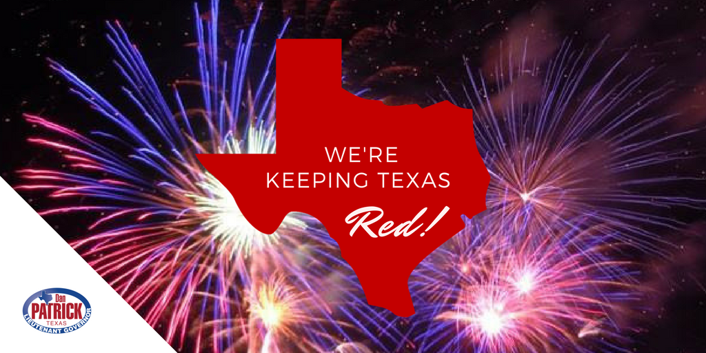 DanPatrick's tweet photo. .@FoxNews projects @realDonaldTrump wins #Texas! #ElectionNight #TrumpPence16 https://t.co/RWgXANbUwE