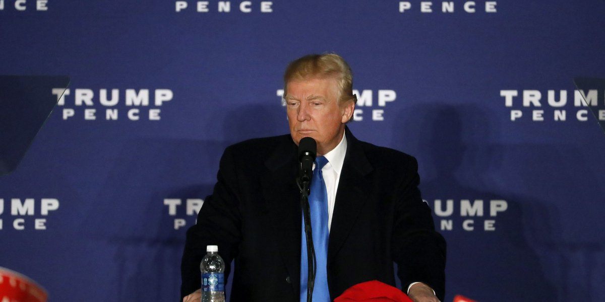 HuffPost's tweet image. If Trump wins, don't look at your 401(k) tomorrow... huff.to/2flzjTt