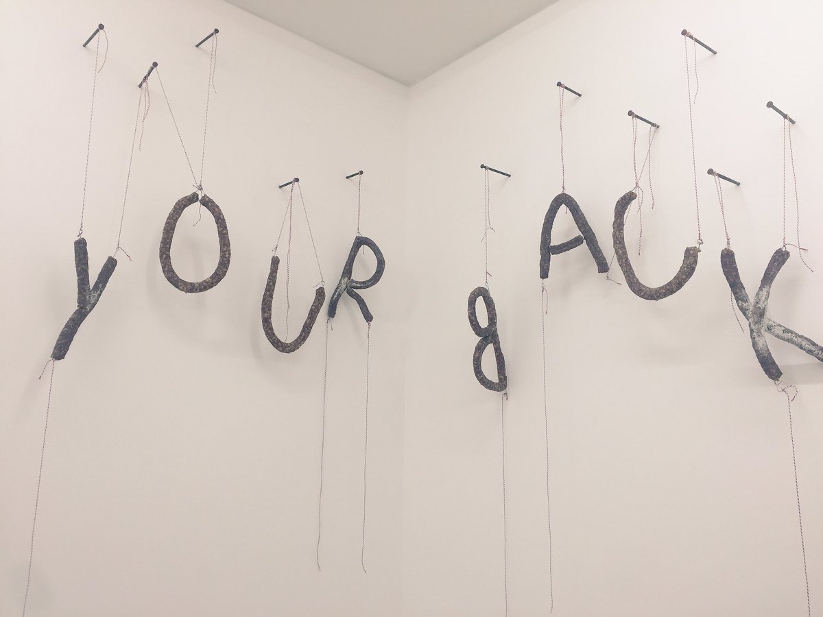 GVANDAME's tweet image. Exquisite show at Peer Gallery, London with @Emma_Art and @JonathanBaldock #yourback #salamiletters #opening