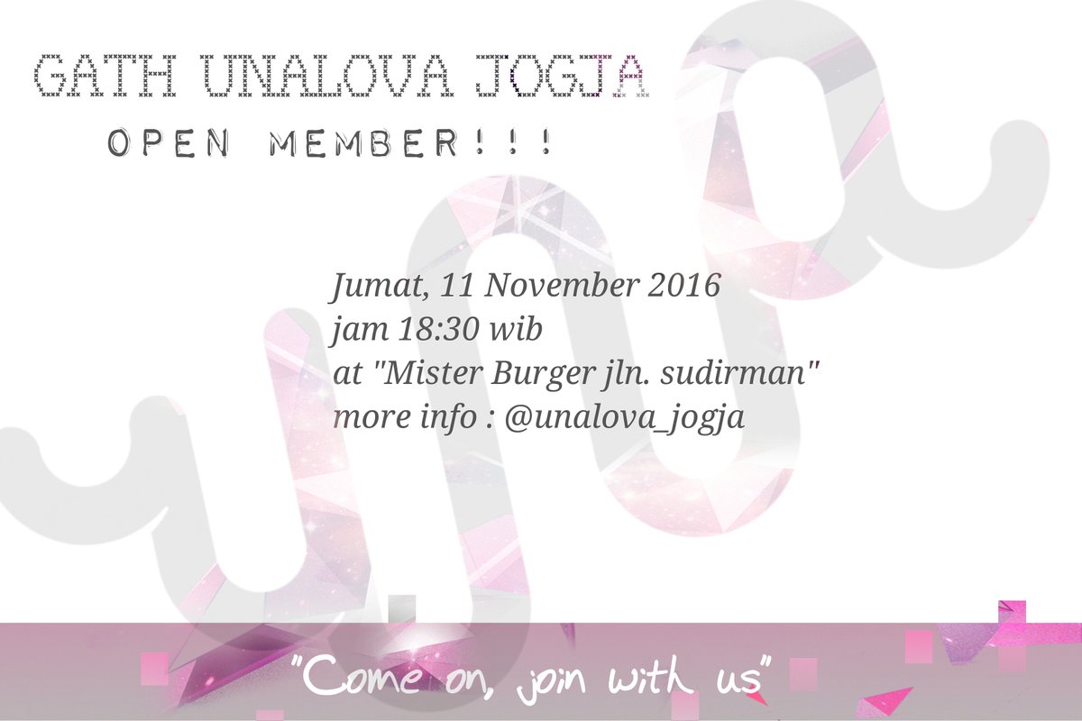 Unalova jogja OPEN MEMBER ! ! !
Yuk datang.. cc : <a href="/unalovajogja/">unalova jogja</a> <a href="/unaputri/">Una Putri Thamrin ♔</a> 🙌🙌🙌