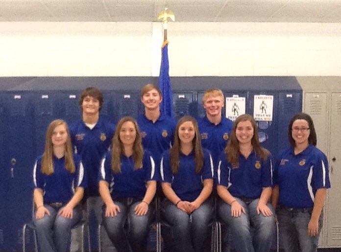 AHSTWFFA's tweet photo. FFA officers representing! #blueandgold #FFA #leadership https://t.co/Xq70DY5IUV