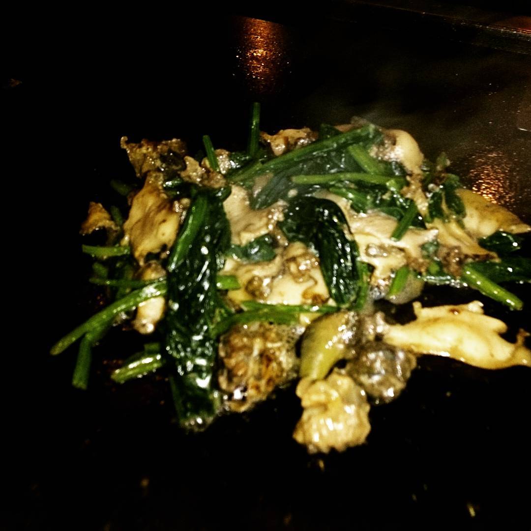 tcsmpooh's tweet photo. 鮑魚炒奶油
#鮑魚
#鐵板燒 https://t.co/7JSNWosc27
