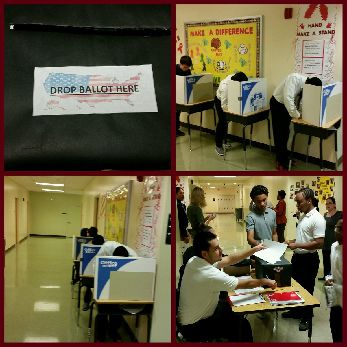 EntAcad's tweet image. EA students participated in a Mock Election on Fri, Nov 4th. Can't wait to see how the EA votes compare to the nation's. #NNPSProud