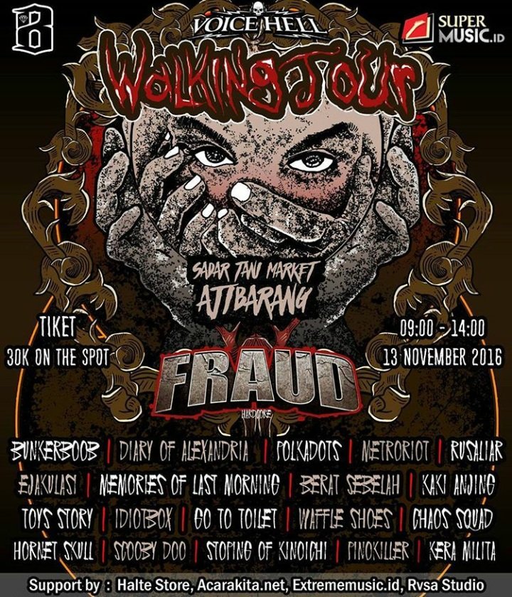 <a href="/voicehellpwt/">VoiceHell Purwokerto</a> 13 Nov 2016 at Ajibarang. 
W/ <a href="/bunkerboob/">BUNKERBOOB</a> <a href="/DOAofficial/">DIARY OF ALEXANDRIA</a> @fraudbeatdown