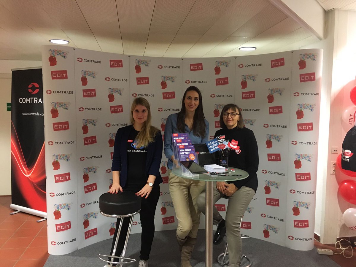 ComtradeAdria's tweet image. Kolege šalju pozdrave sa 48.#TECONOMY VIENNA sajma zapošljavanja u organizaciji #IAESTE. Više od 3.500 studenata i 100 kompanija. #Comtrade