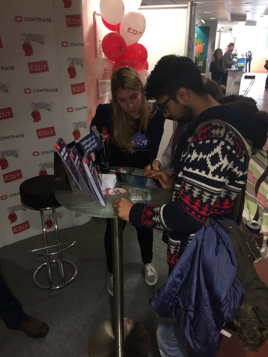 ComtradeAdria's tweet image. Kolege šalju pozdrave sa 48.#TECONOMY VIENNA sajma zapošljavanja u organizaciji #IAESTE. Više od 3.500 studenata i 100 kompanija. #Comtrade