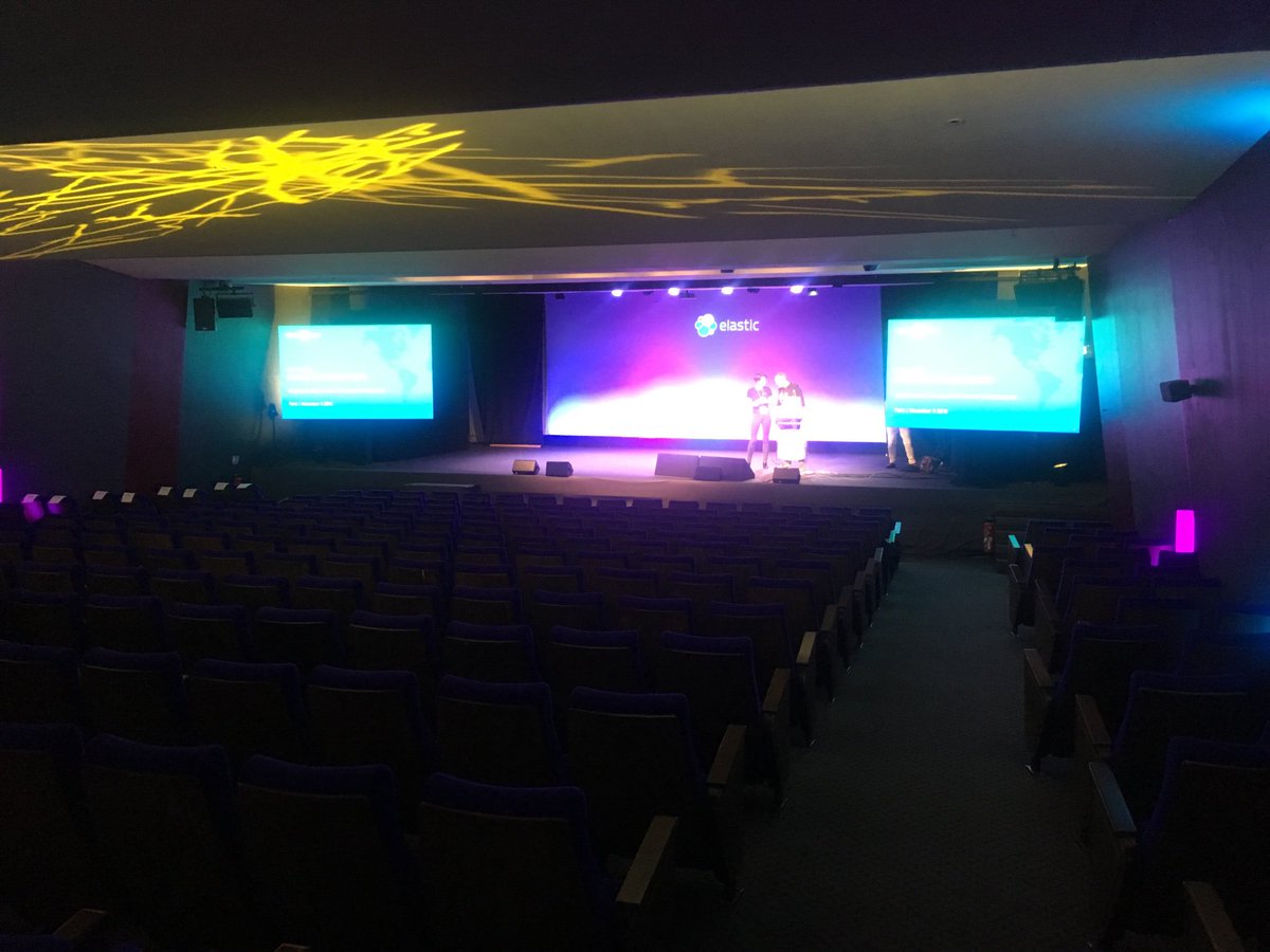 We're at #elasticon! Our talk "ElectricSearch de 0 à 400 volts chez Blue-Solutions by @Polyconseil" is at 1.35pm ✨ #elasticsearch