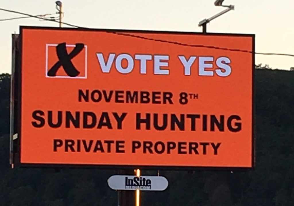 WVMetroNews's tweet image. Sunday hunting wins overwhelming approval wvmetronews.com/2016/11/09/sun…