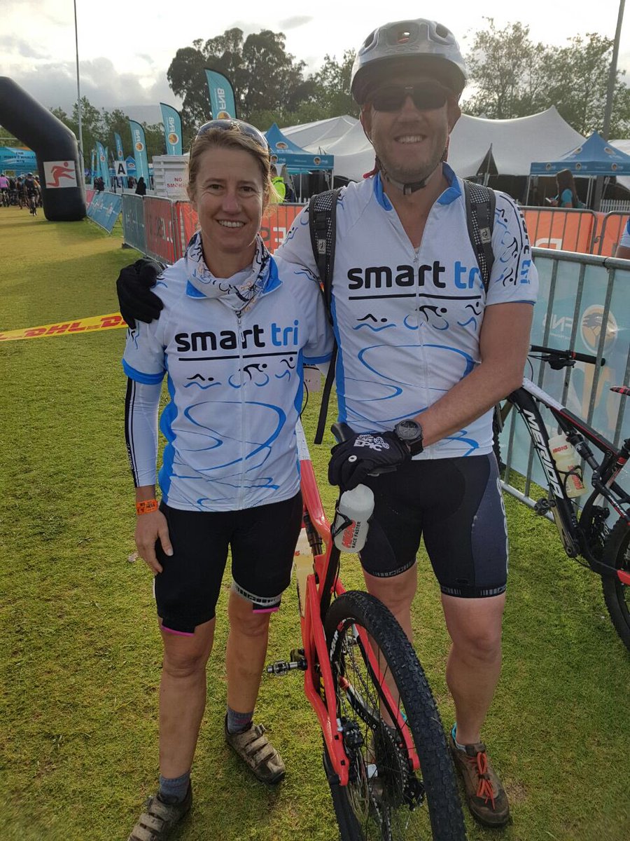 SmartTri3's tweet image. Smart Tri siblings @steynriaan and his sister Hannelie about to tackle day 3 of @w2wmtb. Good luck