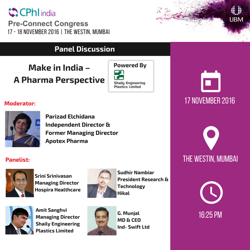 CPhI_Conference's tweet photo. Make In India – A Pharma Perspective. Visit https://t.co/BPe6G3BcbK for details. #pharma #indiapharmaweek #CPhI #Preconnect #cphiindia10 https://t.co/p0h1UVqvHC
