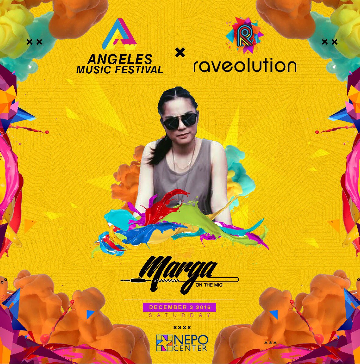 194_media's tweet photo. #AMFxRaveolution on 12/03/16 sees @MargaOnTheMic take over the mic! 💗❤️💜💚💛💙

Tickets will be available at @smtickets. https://t.co/Uo3bfN1Ltl