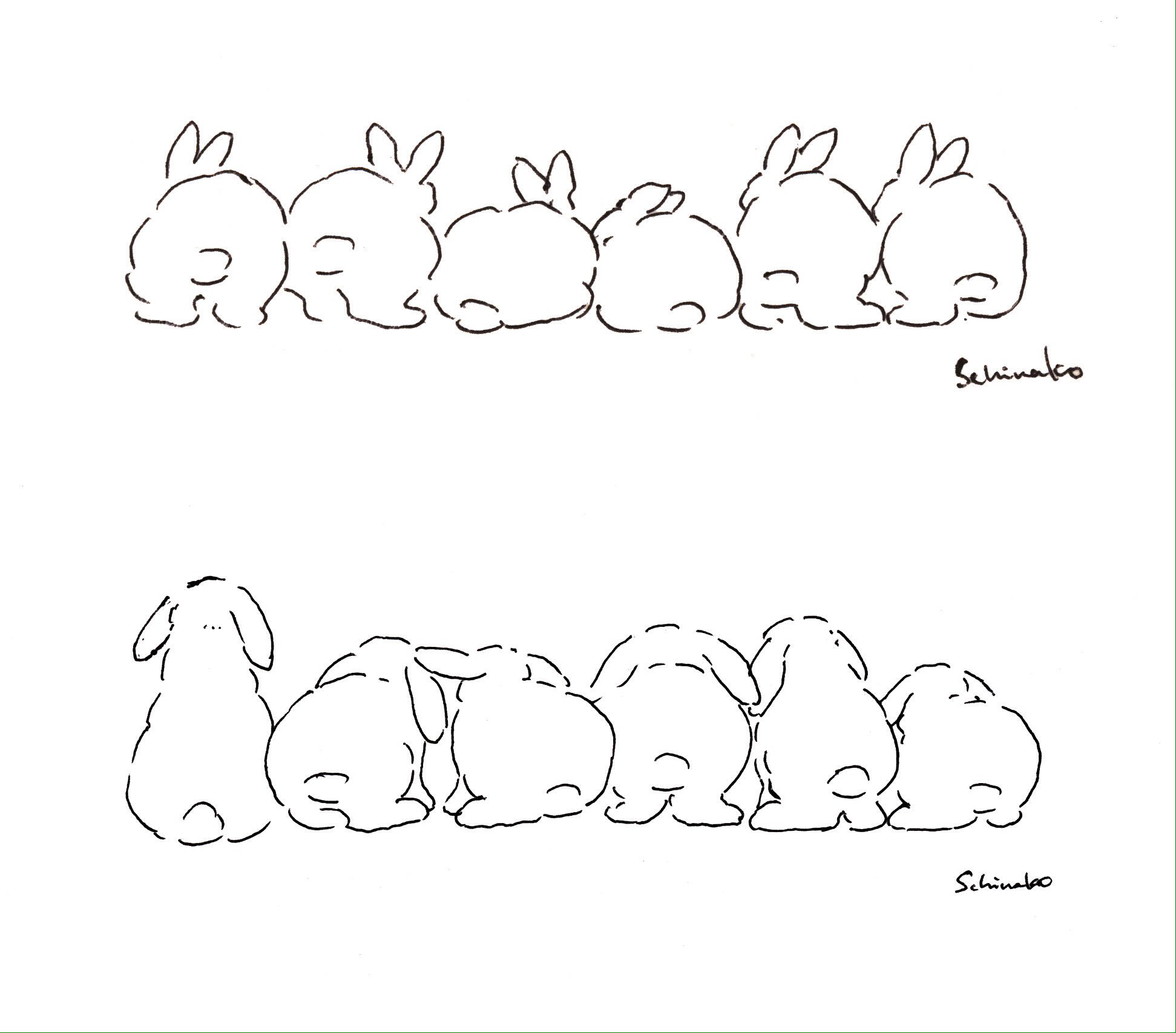 Schinako Moriyama Illustrator うさぎのおしり大好き うさぎ イラスト T Co Nmg3r4nrel Twitter