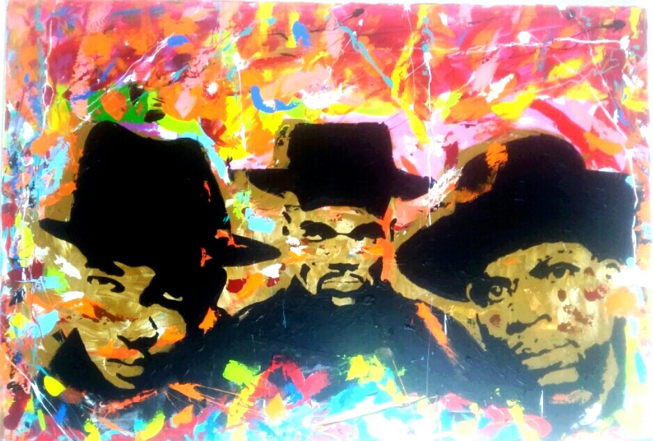 GrardArt1's tweet image. Making new art .. run dmc