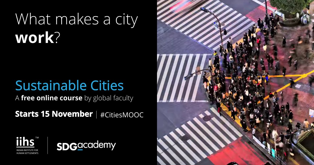 iihsin's tweet image. #CitiesMOOC by @SDG_Academy launches in 5 days. It is also a prerequisite for @SDSNYouth&apos;s #LocalPathways! Enroll: goo.gl/RfnmtI