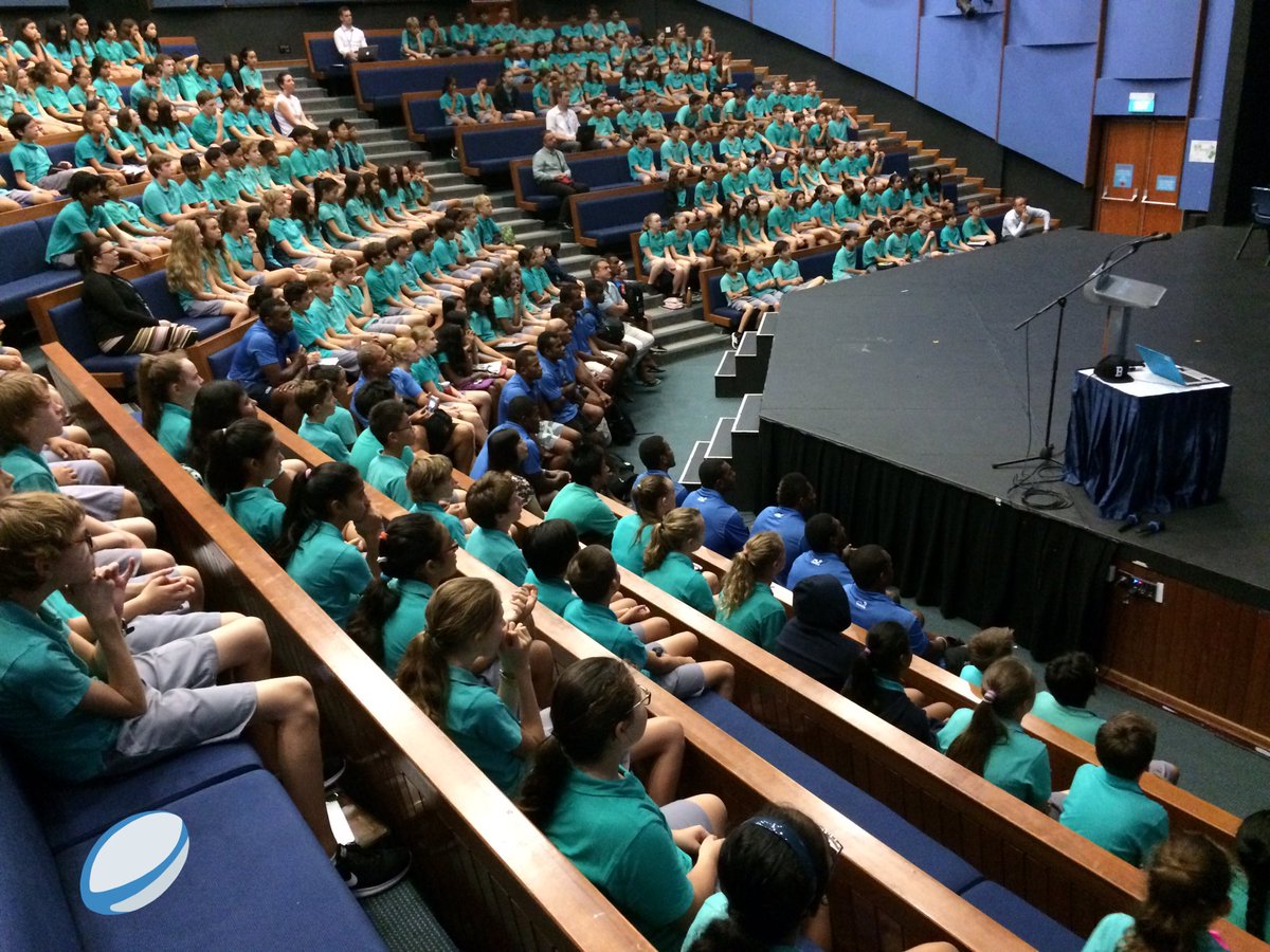 Great to have attended school assembly at UWC SEA. Felt so welcome. #blessed #rugbyfamily