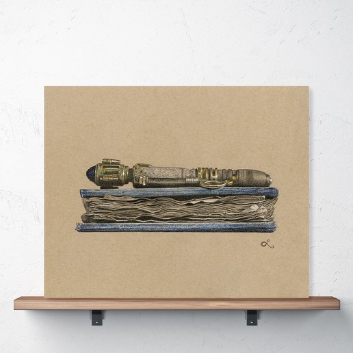 inboxartgallery's tweet image. &quot;Spoilers&quot; Print was just listed for sale: inboxart.gallery/submissions/37