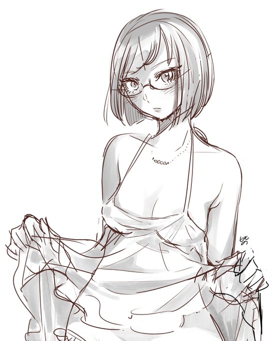 くたびれたキャミ紐が好き 