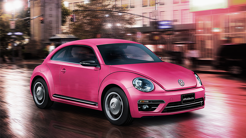 VW_JPN's tweet photo. 新型The Beetleに色鮮やかな限定車
「#PinkBeetle」（ハッシュタグピンクビートル）登場！

街の噂になりそうな鮮やかな存在感をまとって、日本に300台限定での登場です。
▼詳細はこちら
https://t.co/Q6VMmOdZzT https://t.co/sXbK9VncBu