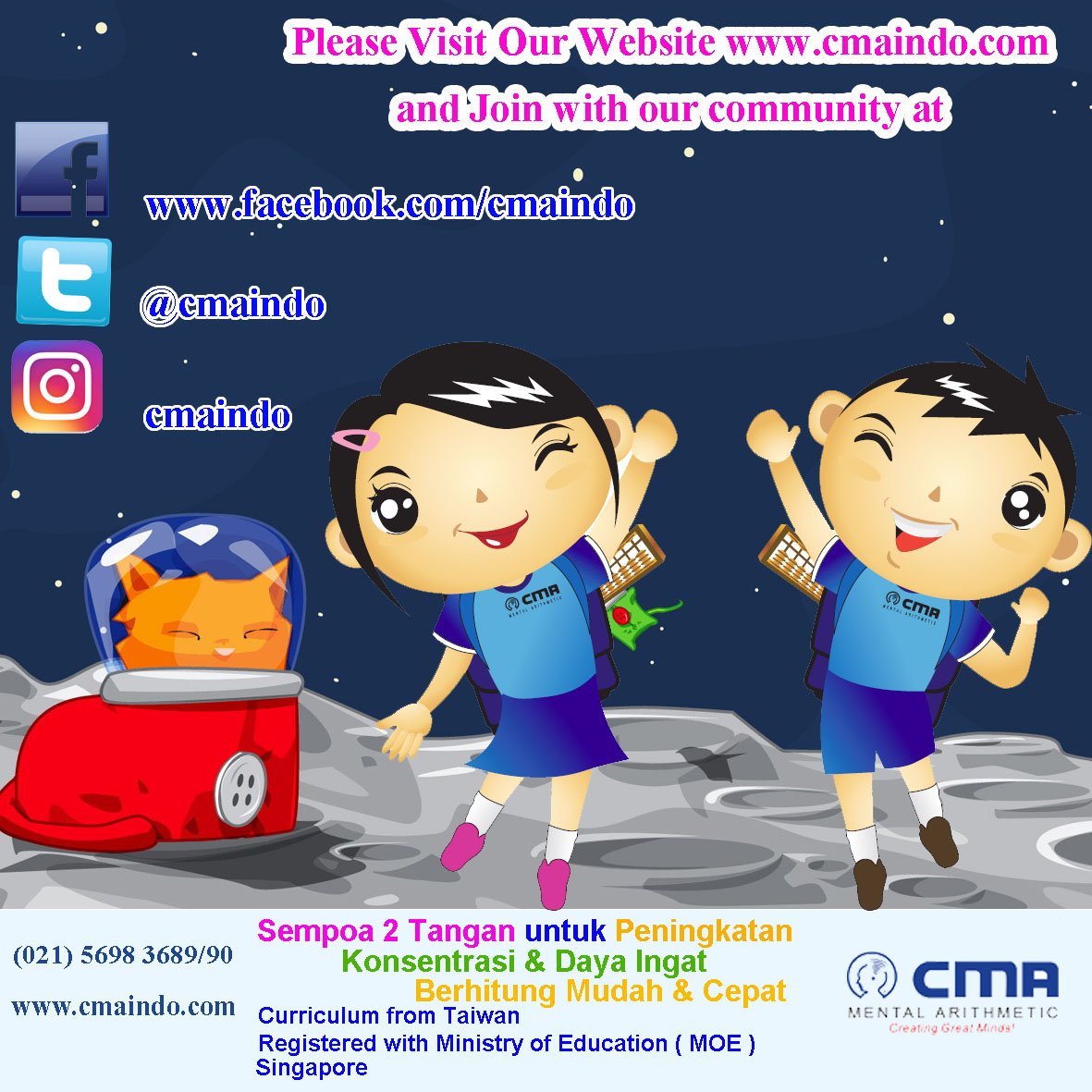 Keep in touch with <a href="/CMAindo/">CMA MentalArithmetic</a> #sempoa #sempoa2tangan #MyTeacherMyHero #Optimis #Trump #Amerika #USElection2016 #jakarta #medan #jabodetabek