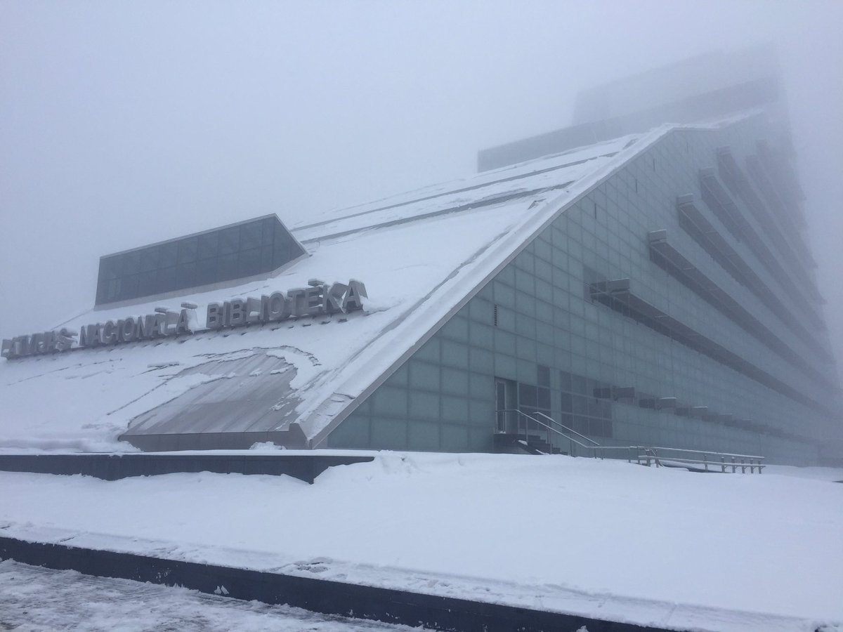 It is a very bleak morning here at the <a href="/LNB_lv/">Nacionālā bibliotēka</a> for the <a href="/Europeanaeu/">Europeana</a> #AGM2016...