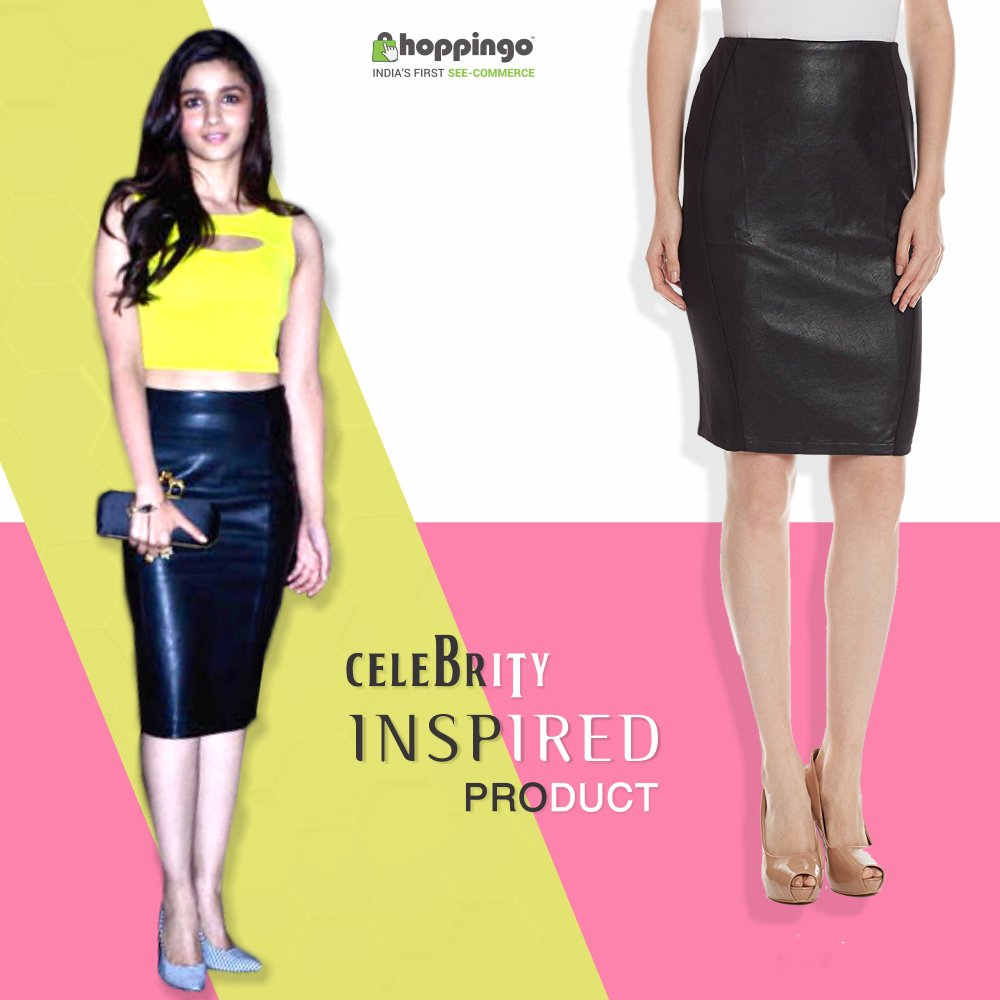 GoHoppingo's tweet photo. The tight leather #skirt looks even better when it is endorsed by our favorite #celebrity! - https://t.co/uFOdgJelm4 #fashion #GoHoppingo https://t.co/2HPYDEPqOX