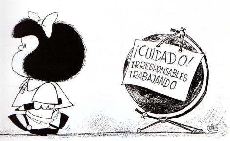 Fani Grande (@fanigrande) on Twitter photo "Cuidado, irresponsables trabajando" <a href="/MafaldaDigital/">Mafalda Oficial</a>
#TrumpPresident
#ElectionNigth
#usaelection2016 "Cuidado, irresponsables trabajando" <a href="/MafaldaDigital/">Mafalda Oficial</a>
#TrumpPresident
#ElectionNigth
#usaelection2016